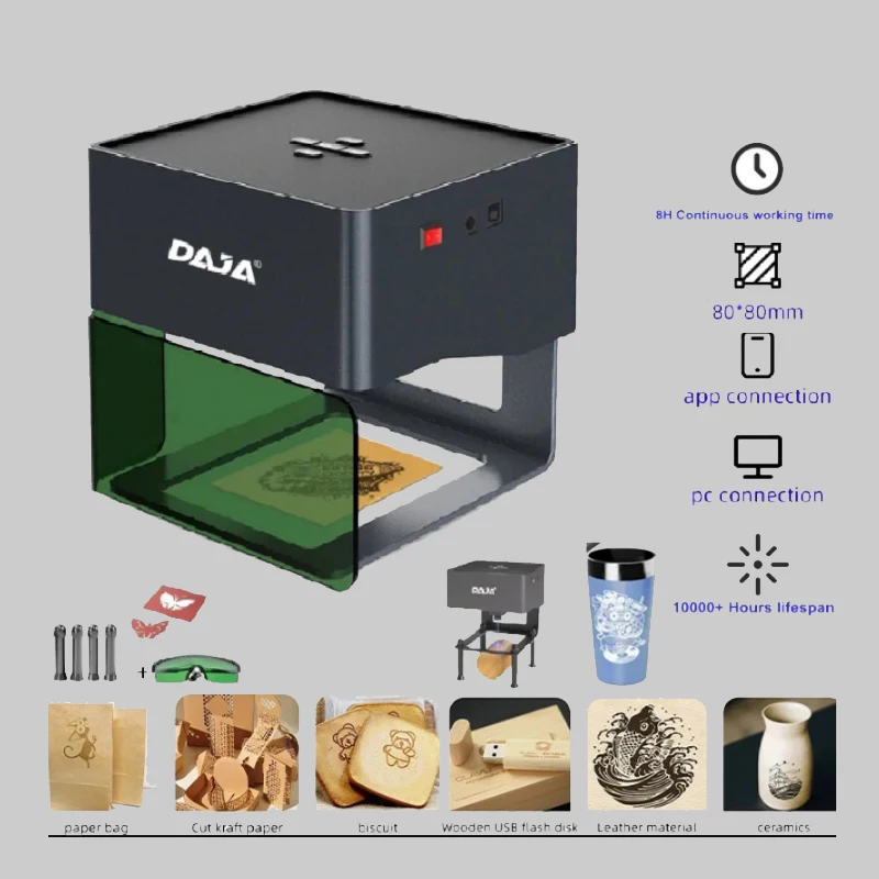 Industrial Laser Printing Machine - DAJA Laser Engraver CNC Diy DJ6