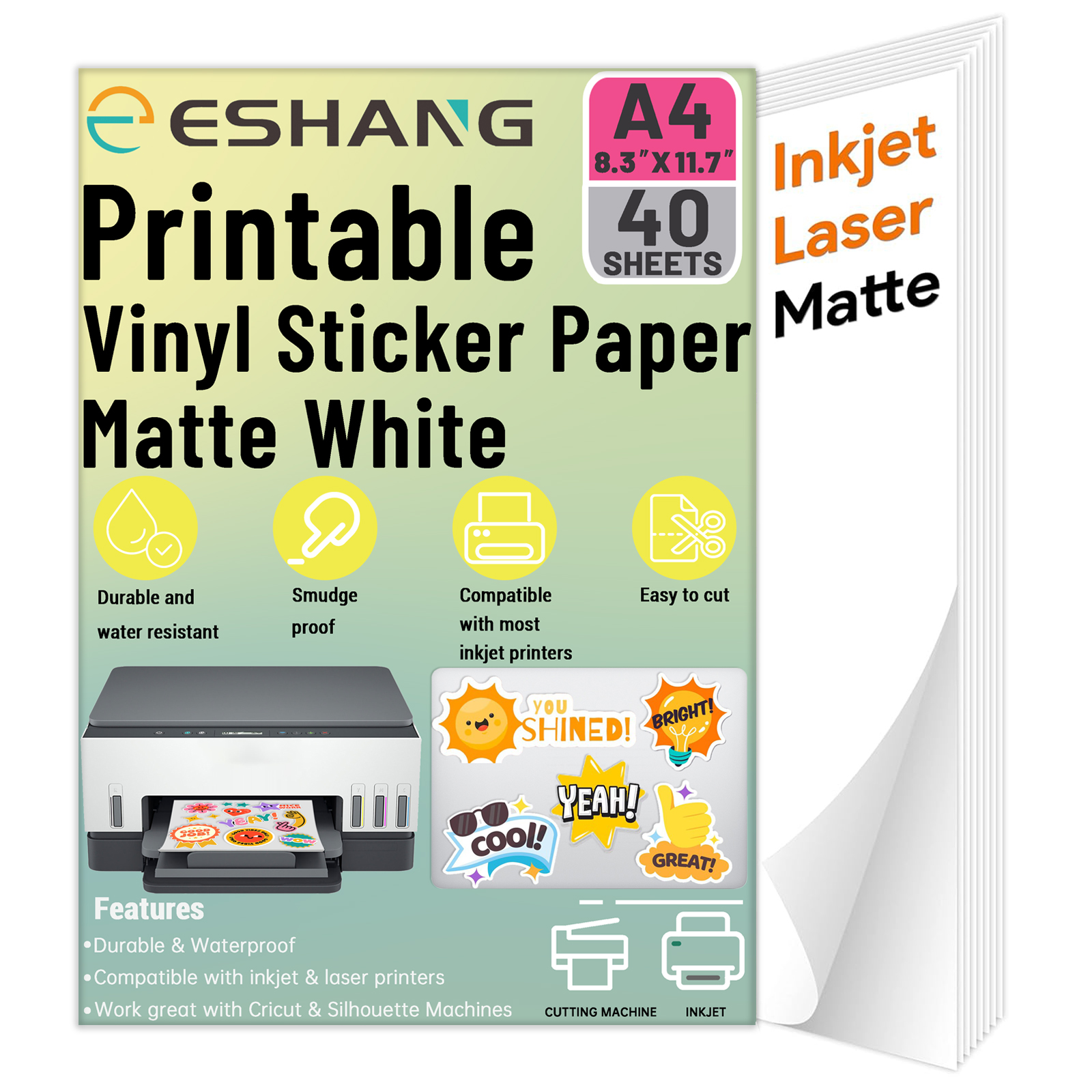 Industrial Laser Machines - 40 Sheets A4(8.3 x 11.7 Inch)