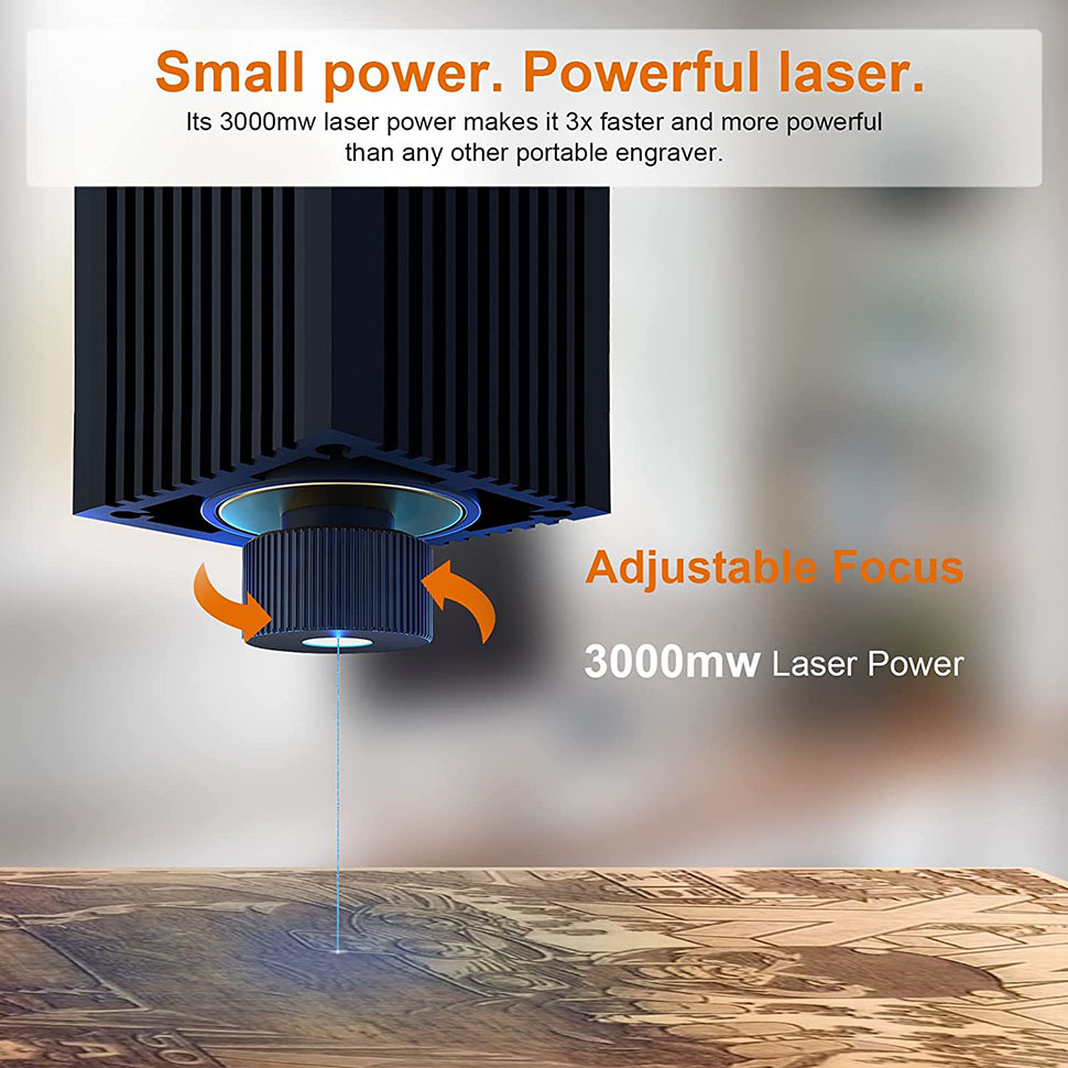Wainlux Laser Engraver K6 3000 - Industrial Laser Printing Machine reseña y precio