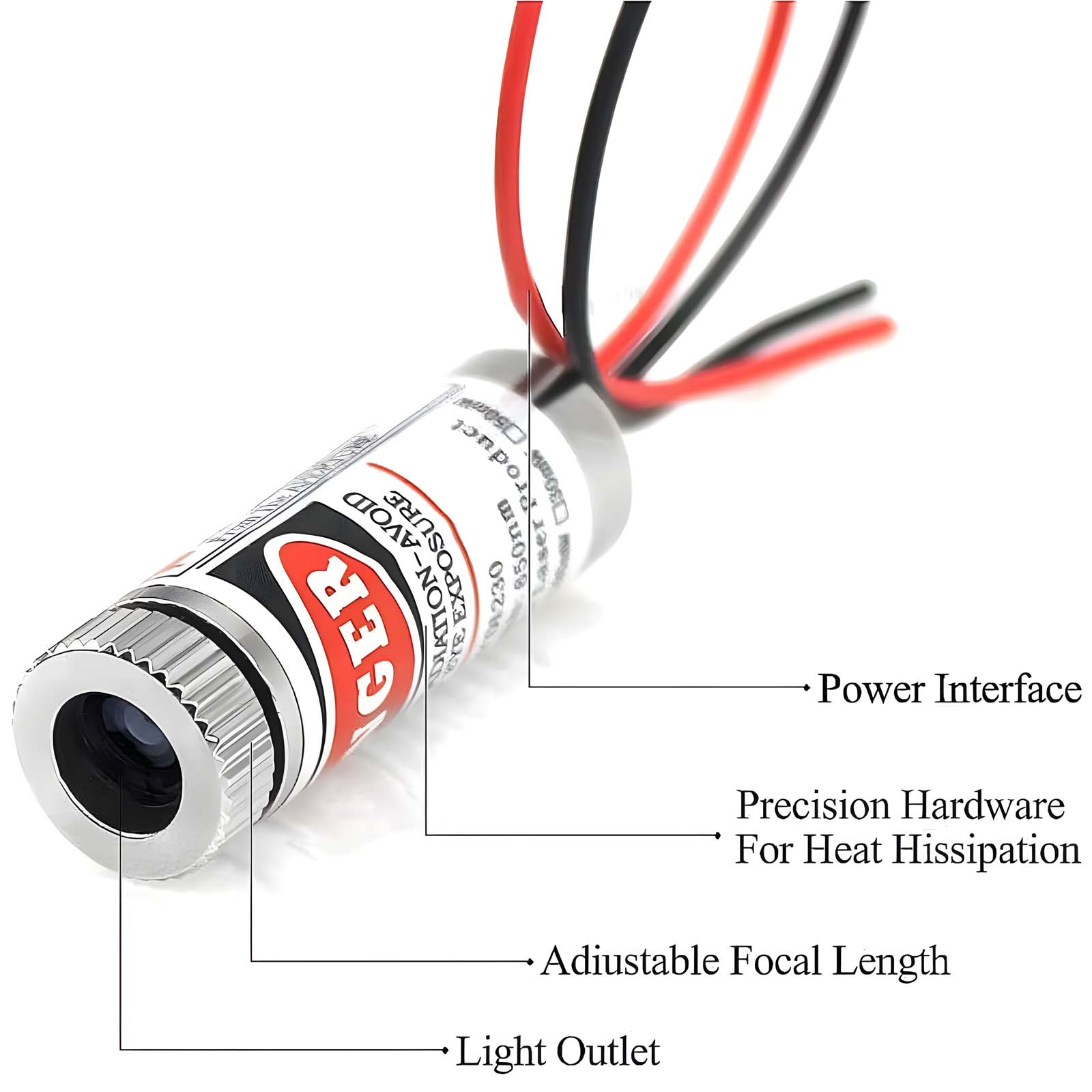 650nm 12mm Laser Point /Line/C - Industrial Laser Line reseña y precio