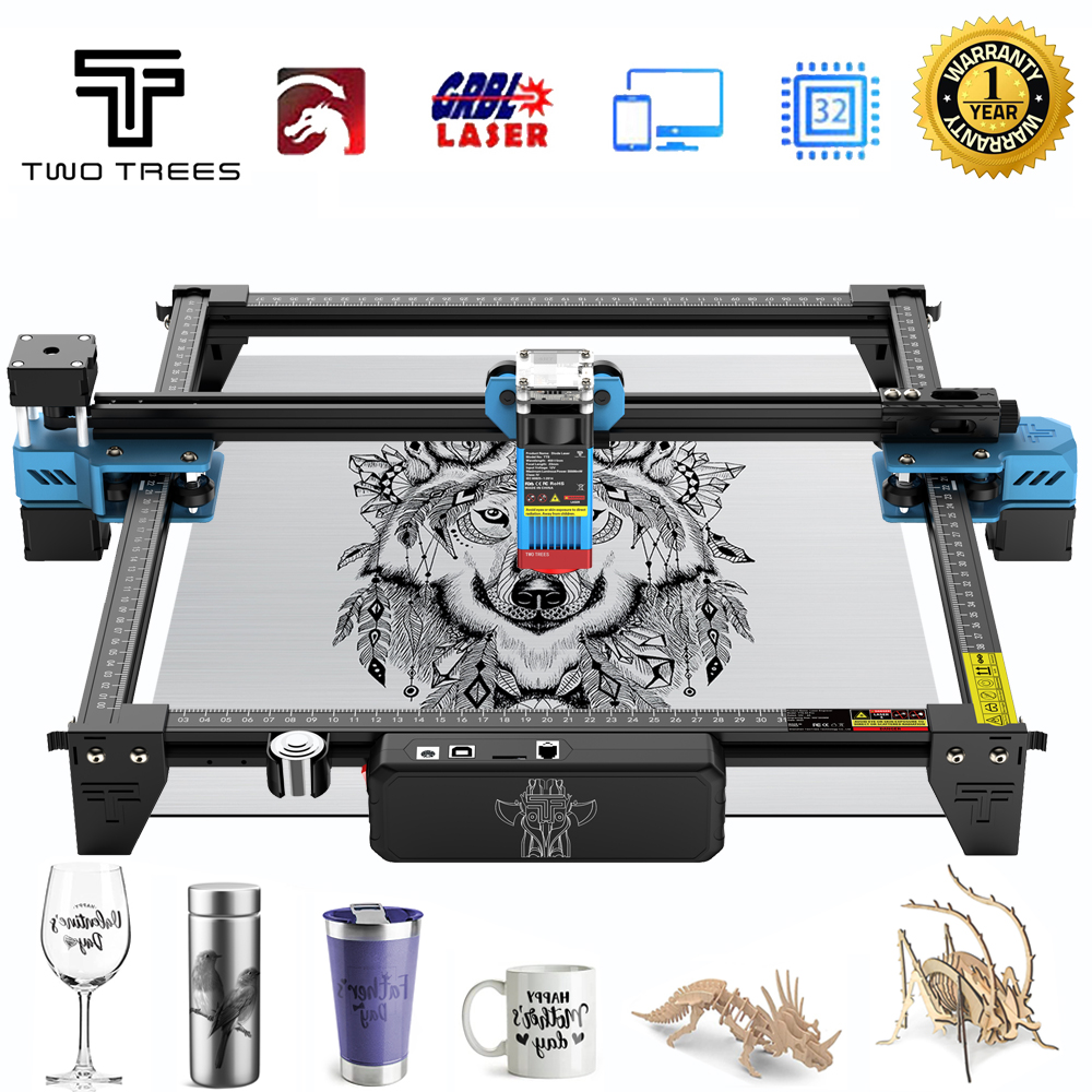 Twotrees Laser Engraving Machi - Industrial Laser Engraver For Metal reseña y precio