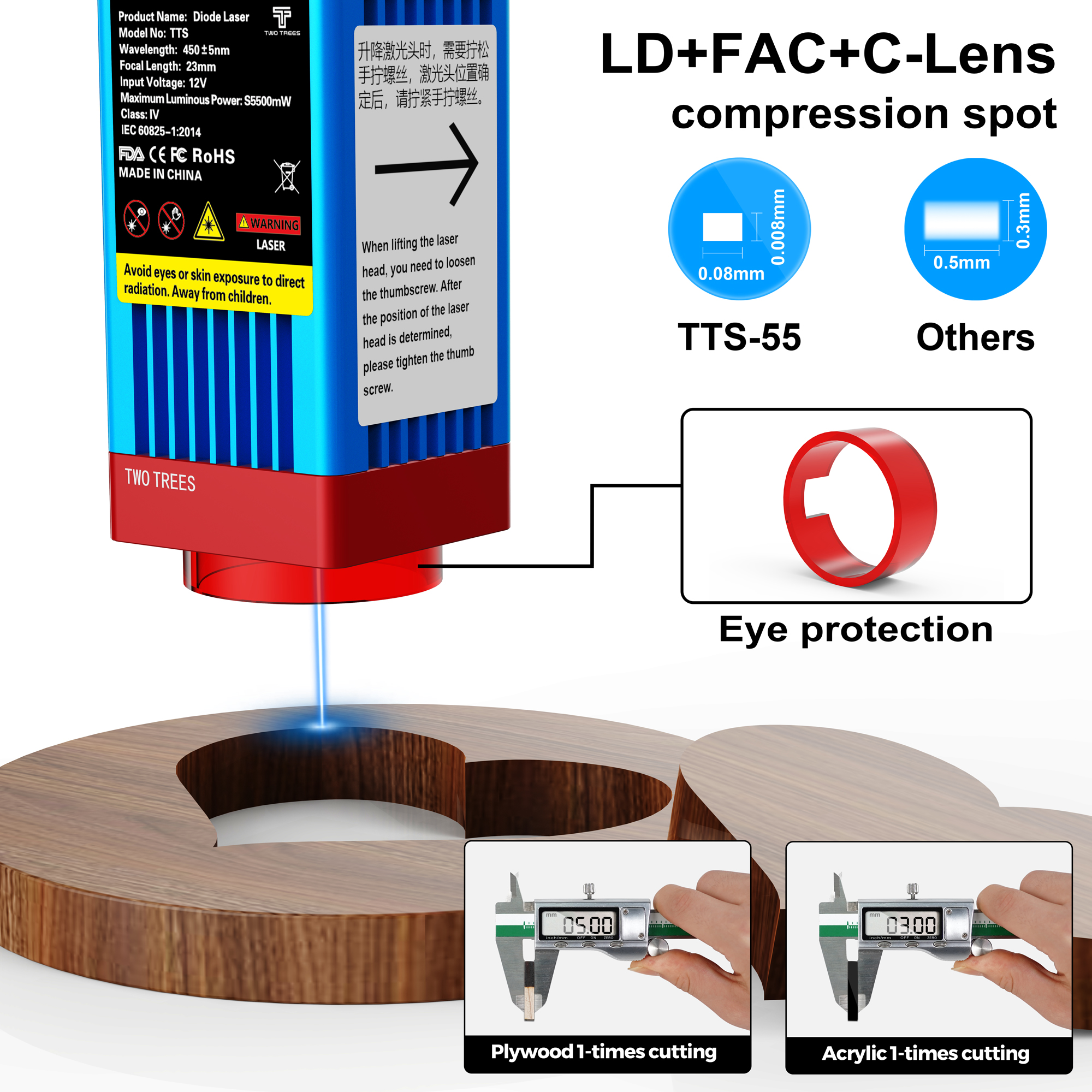 Twotrees Laser Engraving Machi - Industrial Laser Engraver For Metal reseña y precio