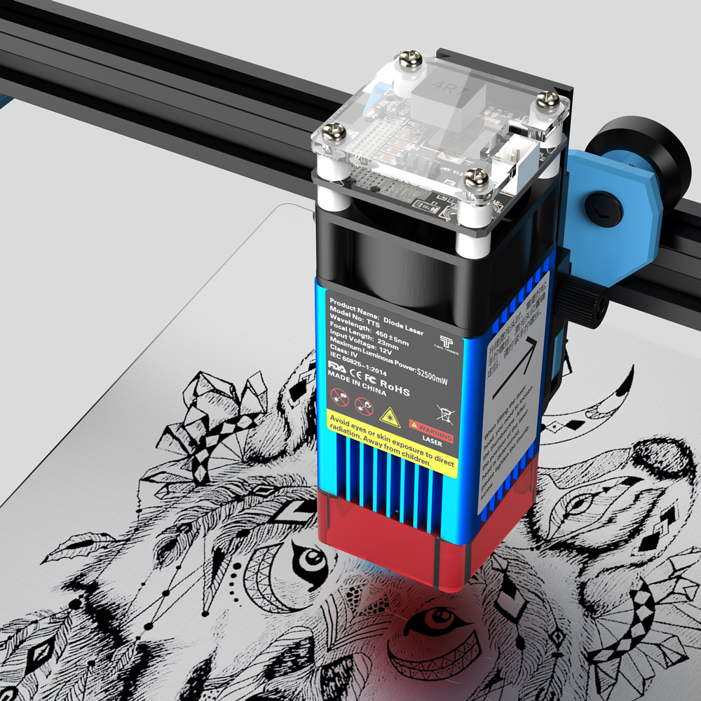 Twotrees Laser Engraving Machi - Industrial Laser Engraver For Metal reseña y precio