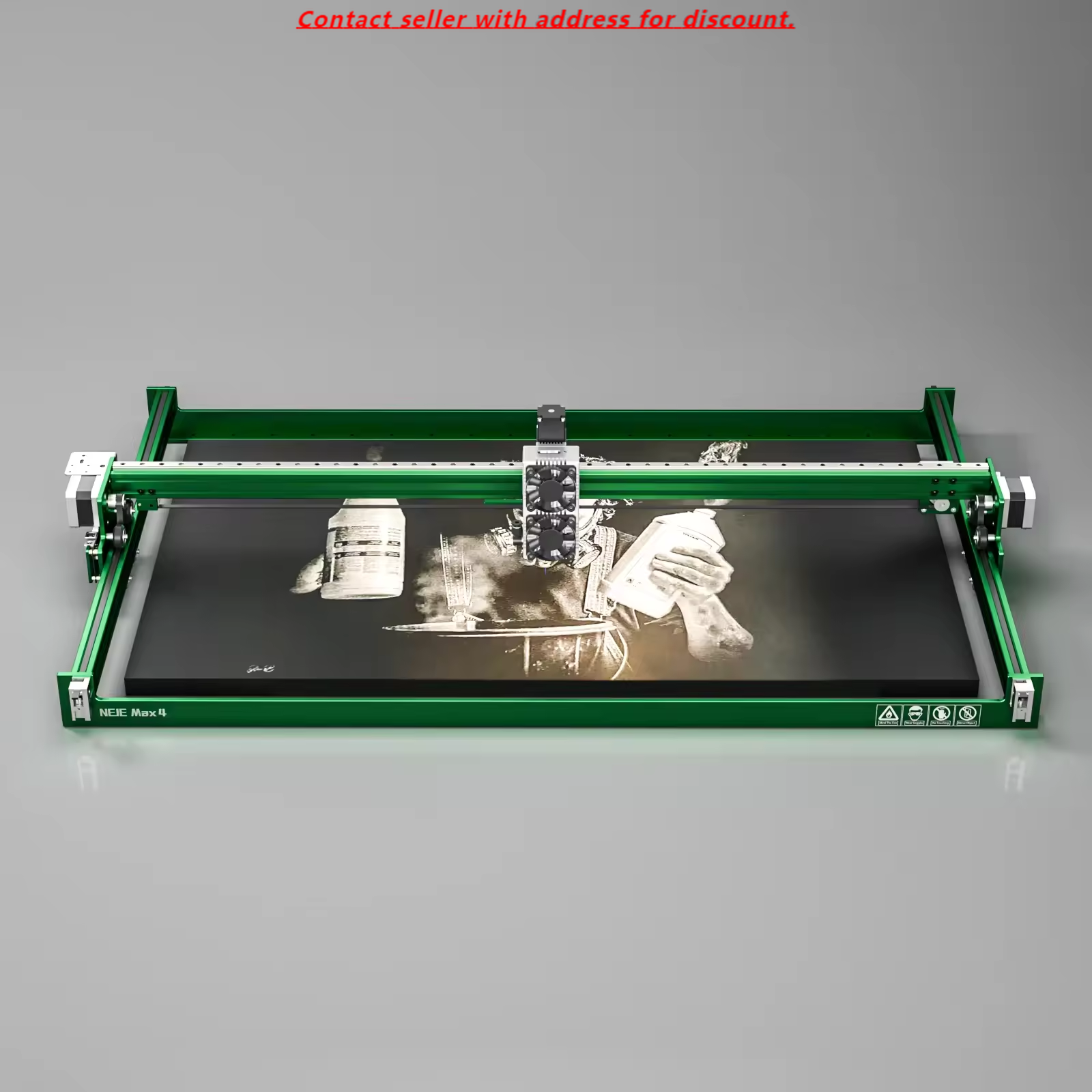Ship EU NEJE Max 4 E80 High Po - Industrial Laser Engraver For Wood reseña y precio