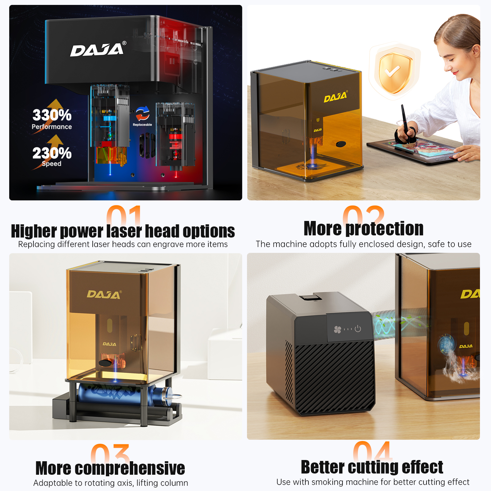 DAJA DJ6 Pro Mini Laser Engrav - Laser Engraving Software reseña y precio