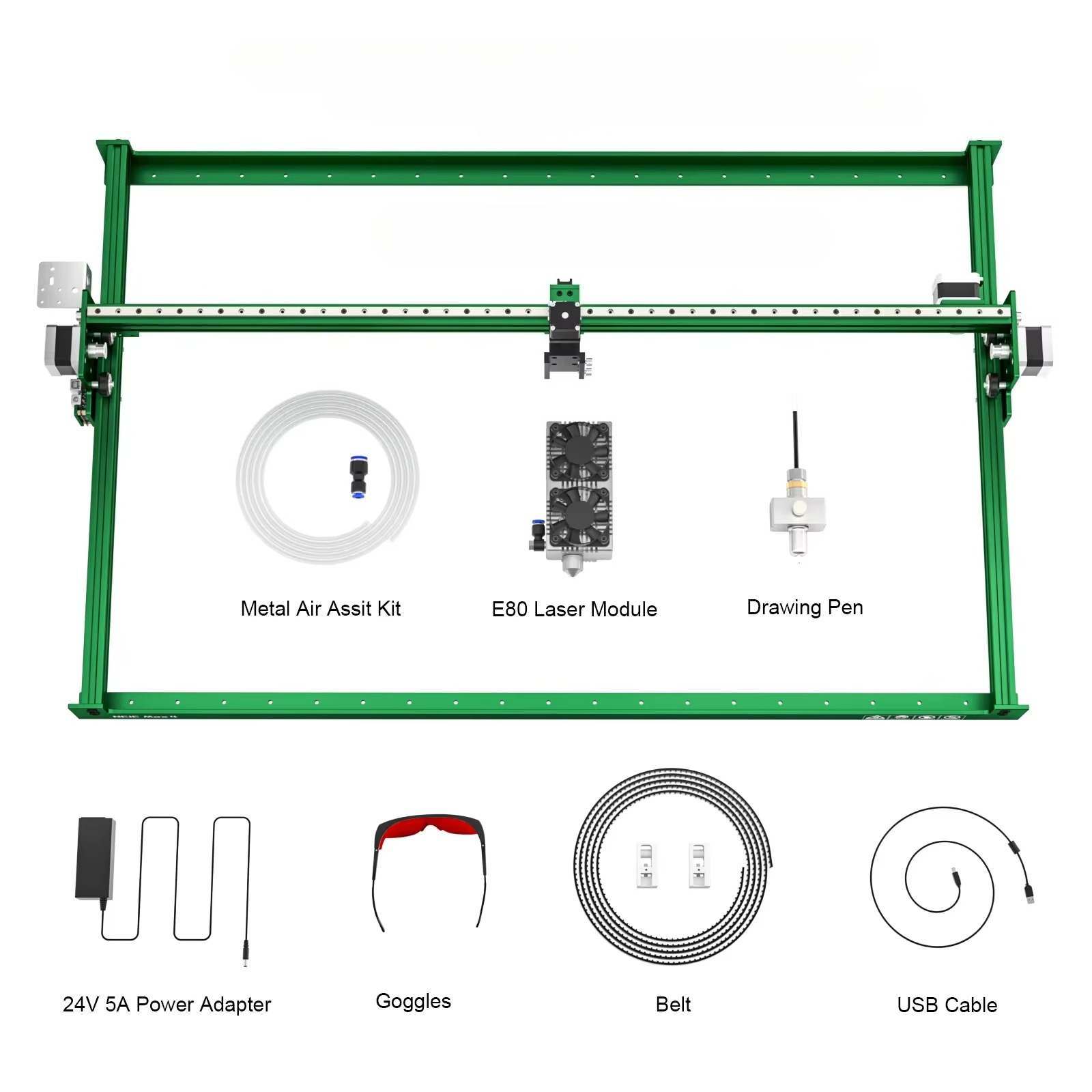 For Max 4 E80 High Power 4-Axi - Industrial Laser Engraver For Wood reseña y precio