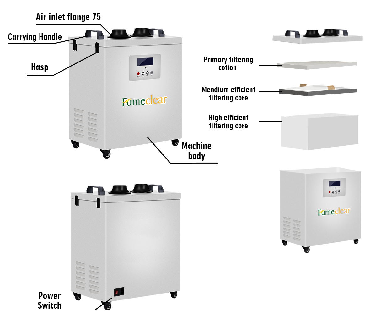 Strong Suction Industrial Weld - Industrial Laser Printer reseña y precio