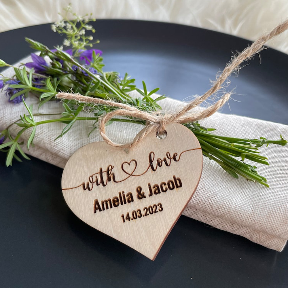 Custom engraved wood hearts Pe - Laser Engraving Software reseña y precio