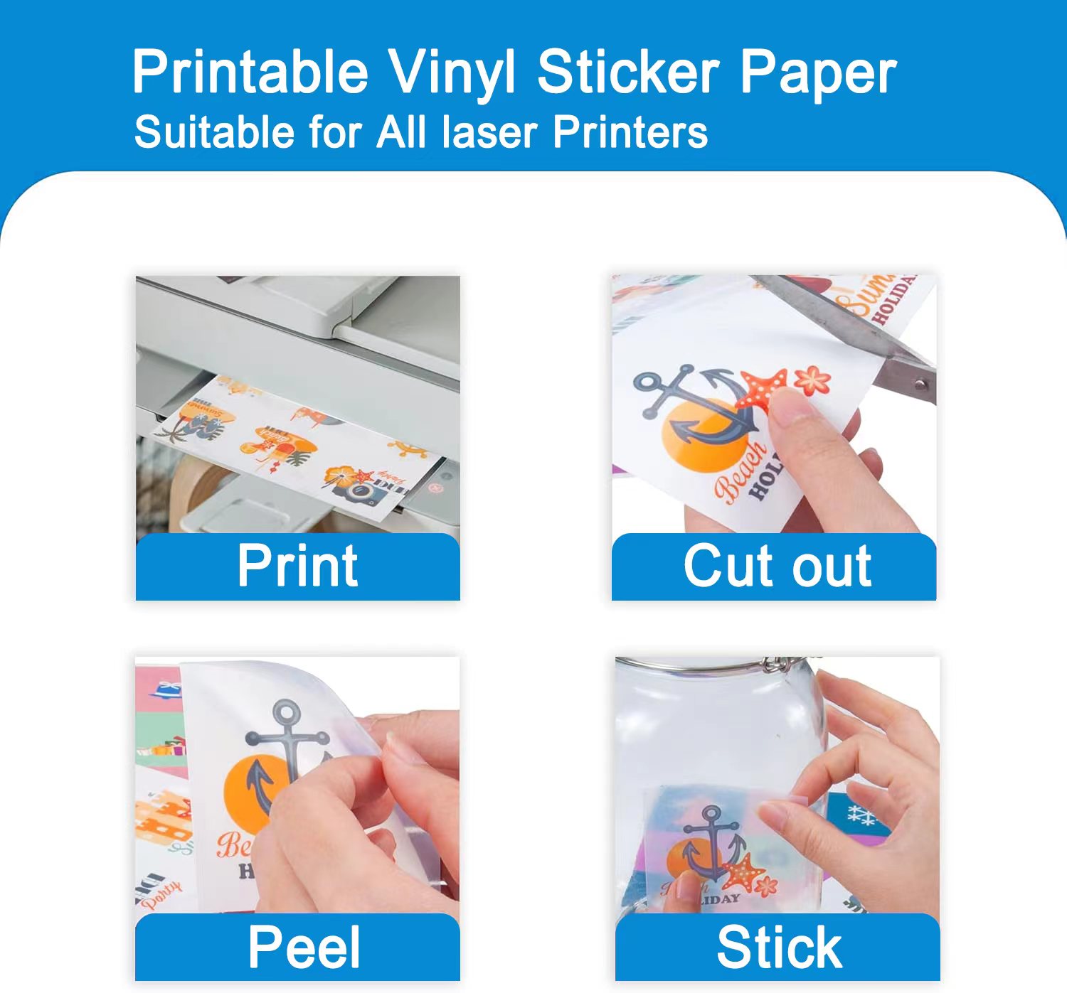 10 pcs Transparent Printable V - Industrial Laser Machines reseña y precio