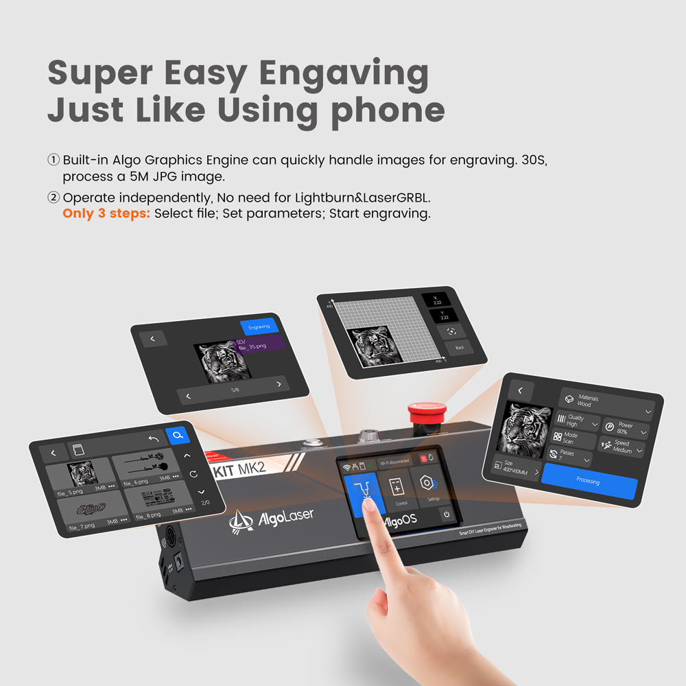 AlgoLaser Laser Engraving Mach - Laser Engraving Software reseña y precio