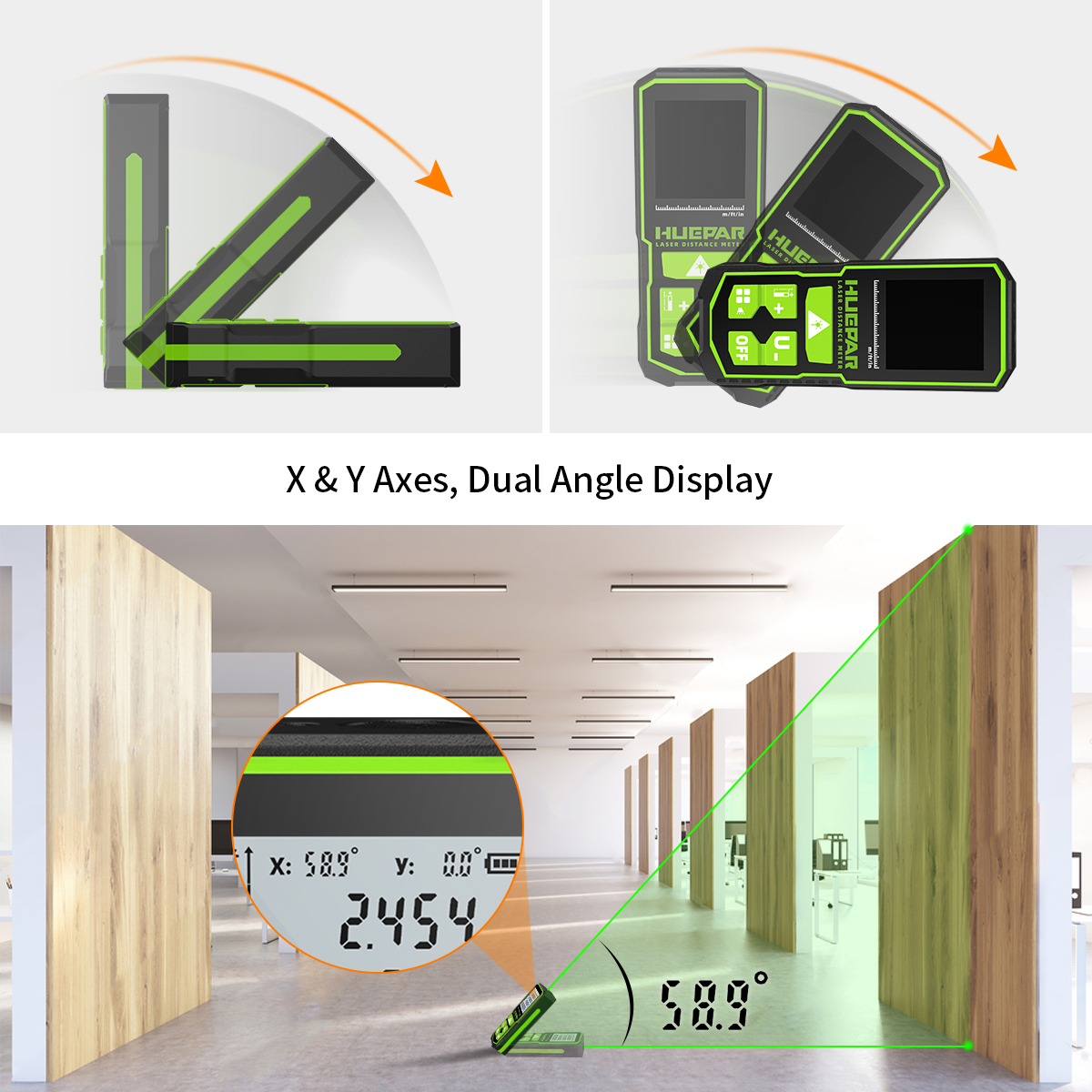 Huepar Laser Rangefinder Digit - Industrial Laser Training reseña y precio