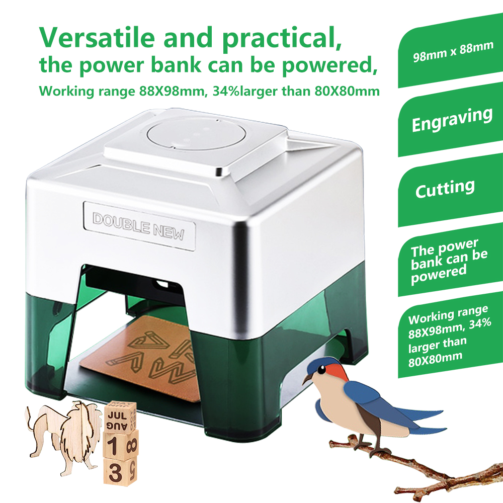 3W Mini Laser Engraver Portabl - Industrial Laser Printing Machine reseña y precio