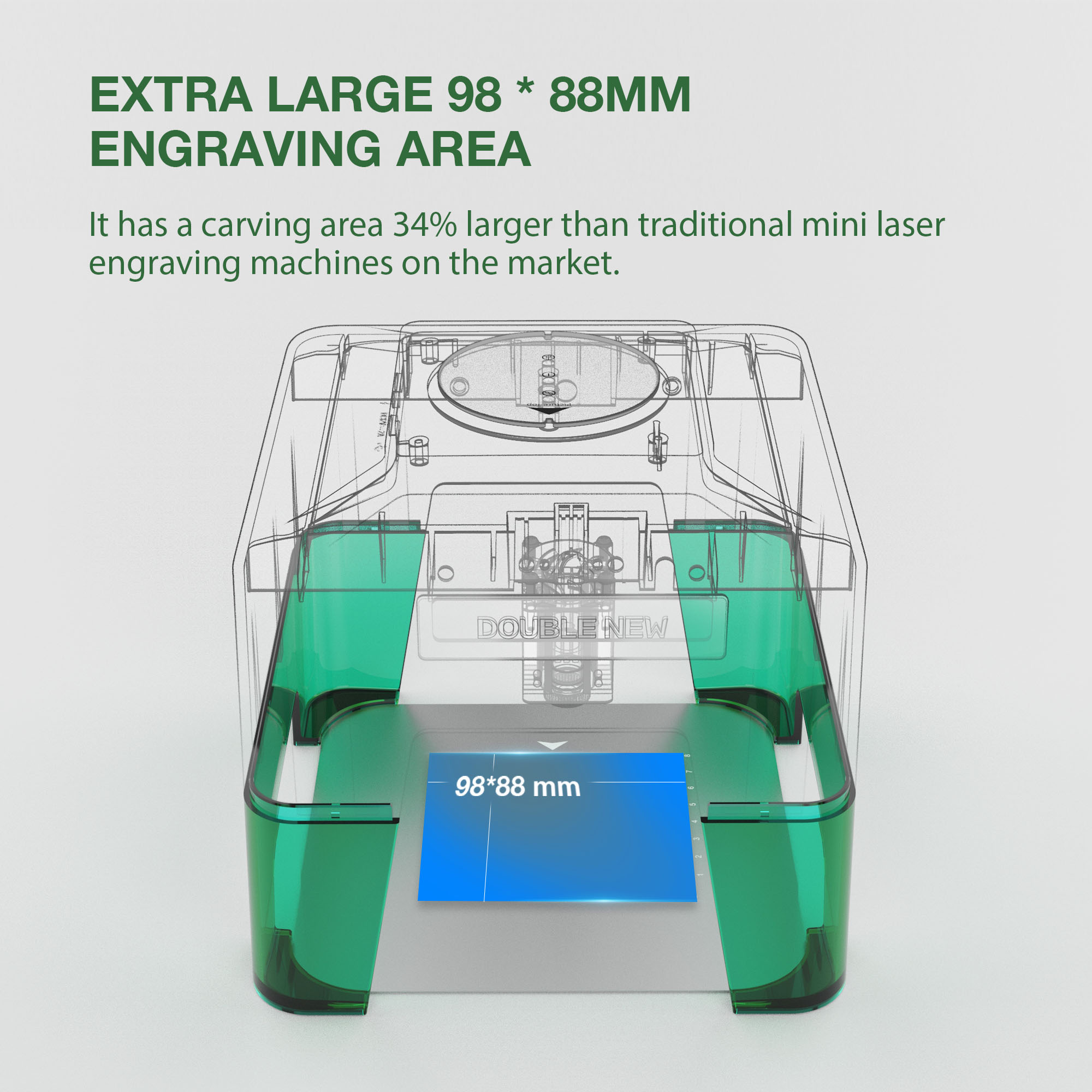 3W Mini Laser Engraver Portabl - Industrial Laser Printing Machine reseña y precio