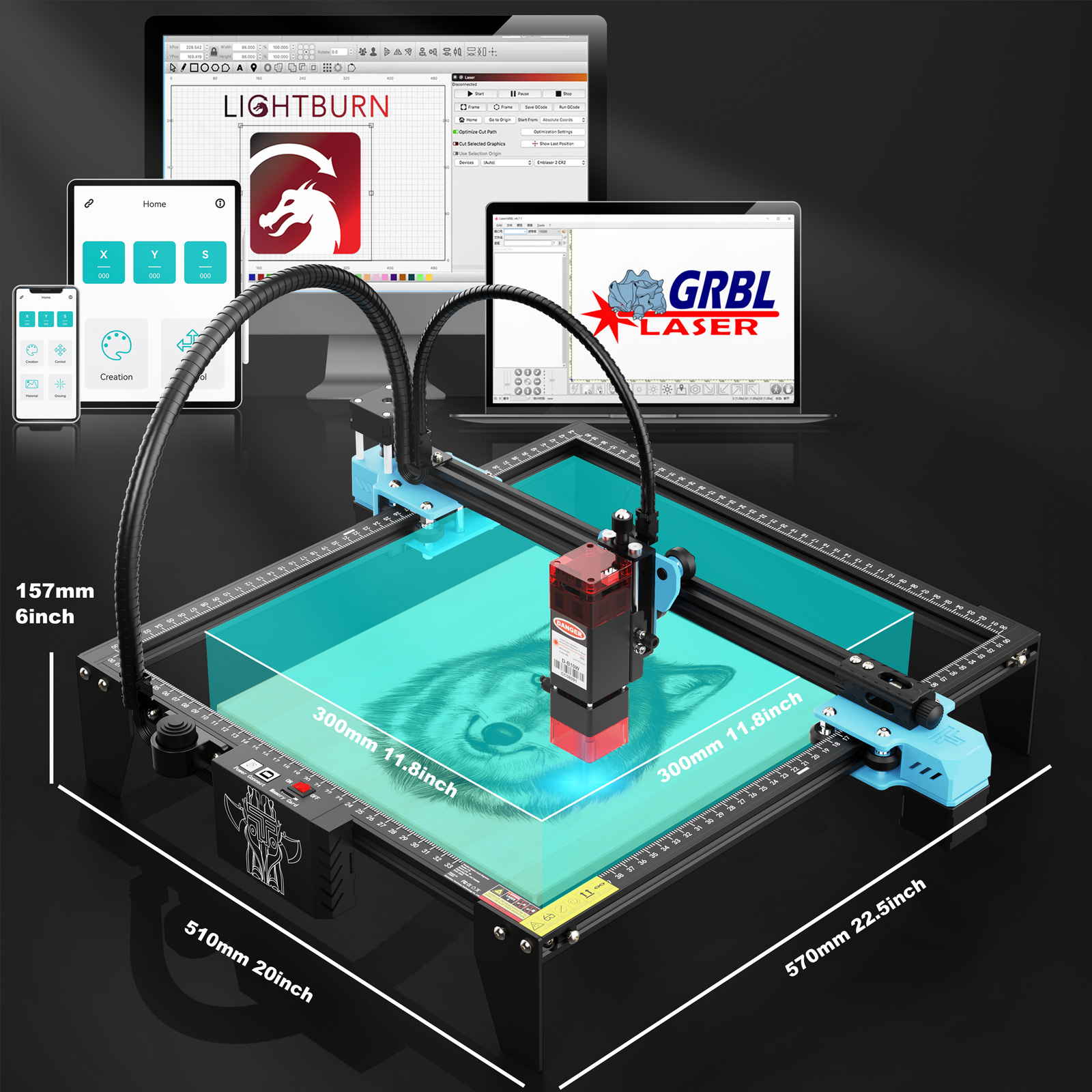 TwoTrees TTS-10 Pro 80W Laser  - Industrial Laser Printing Machine reseña y precio