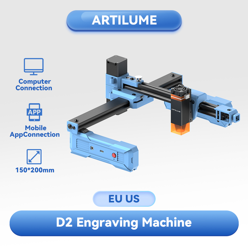 Artilume D2 2.5/6W Foldable La - Industrial Laser Engraver For Metal reseña y precio