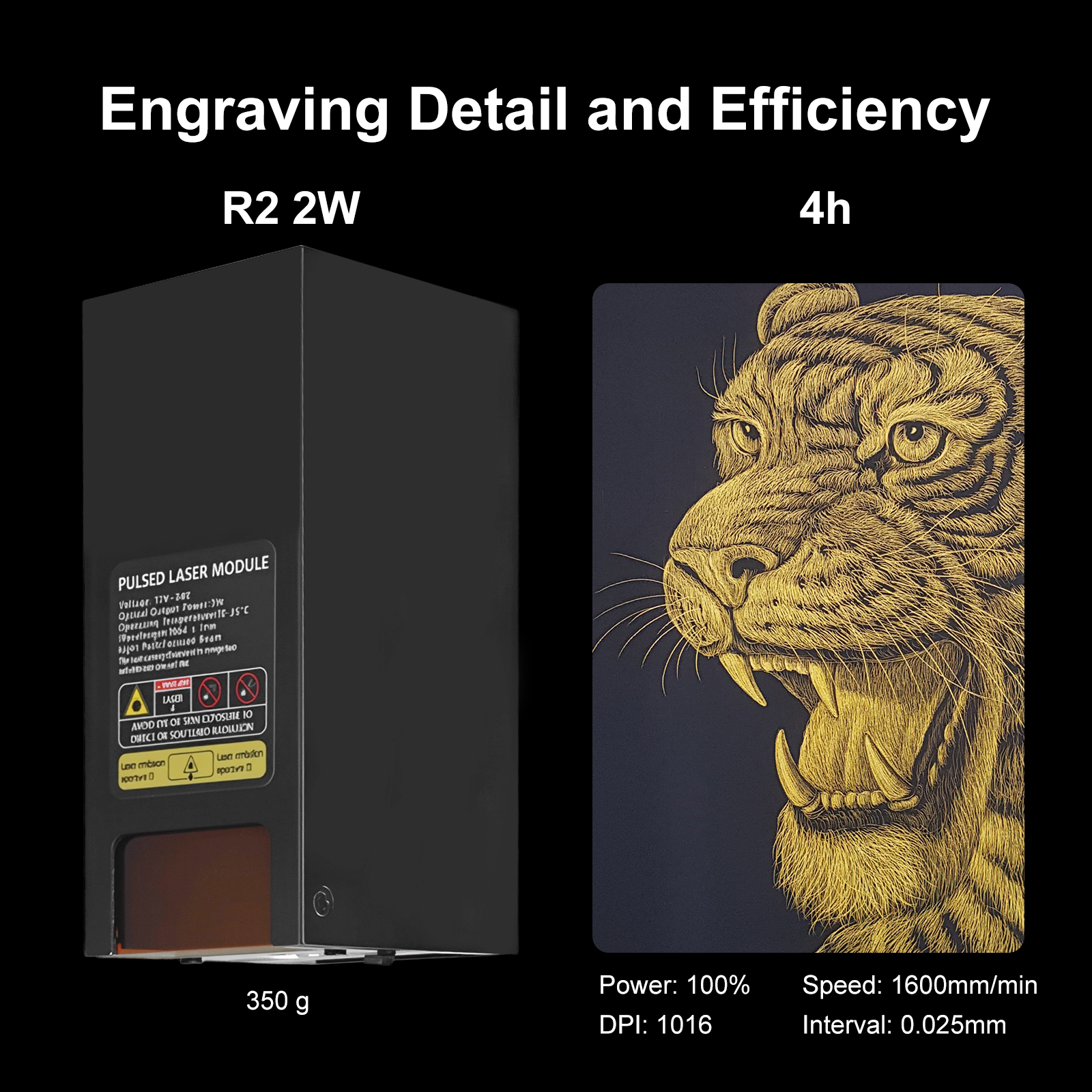 Pulsed Laser Module Laser Head - Laser Engraving Software reseña y precio