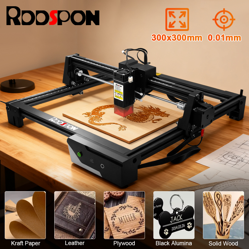 RDDSPON Wood Router Engraving  - Industrial Laser Printing Machine reseña y precio