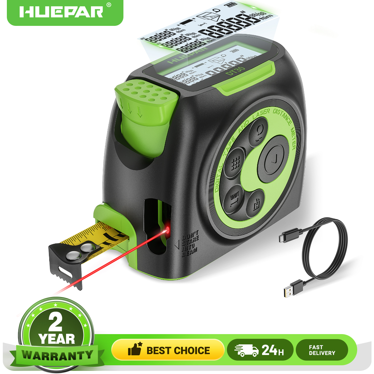 Huepar Digital 60M 197ft Laser - Industrial Laser Training reseña y precio