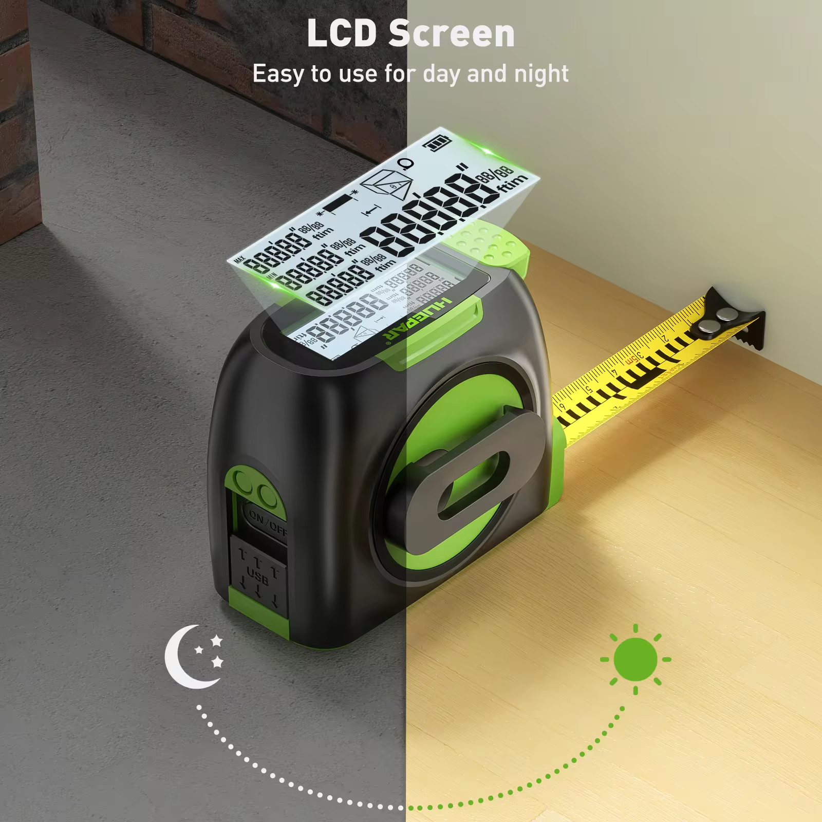 Huepar Digital 60M 197ft Laser - Industrial Laser Training reseña y precio