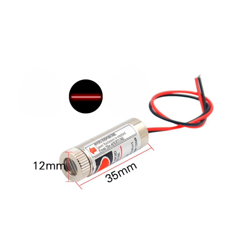 650nm 5mW Red Point / Line / C - Industrial Laser Line reseña y precio