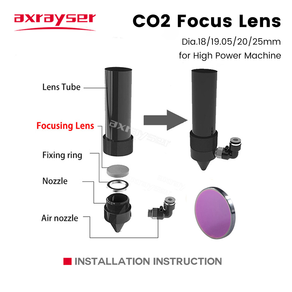 Axrayser CO2 Focus Lens CVD/PV - Laser Focus Lens reseña y precio