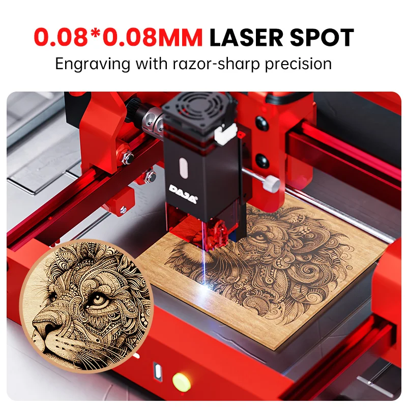 DAJA A7 Laser Engraver 5W Mini - Laser Engraving Software reseña y precio