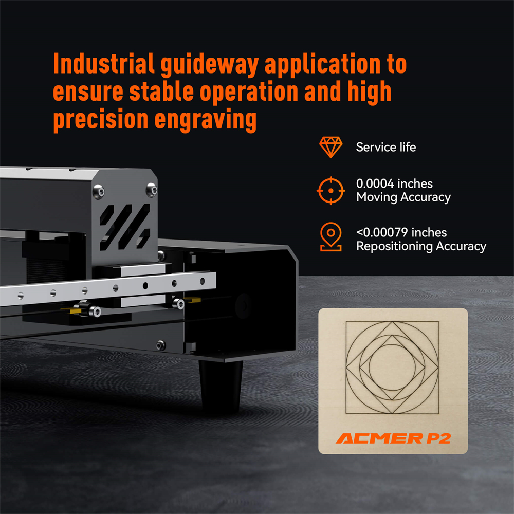 ACMER P2 33W lasers Engraver W - Industrial Laser Engraver For Wood reseña y precio