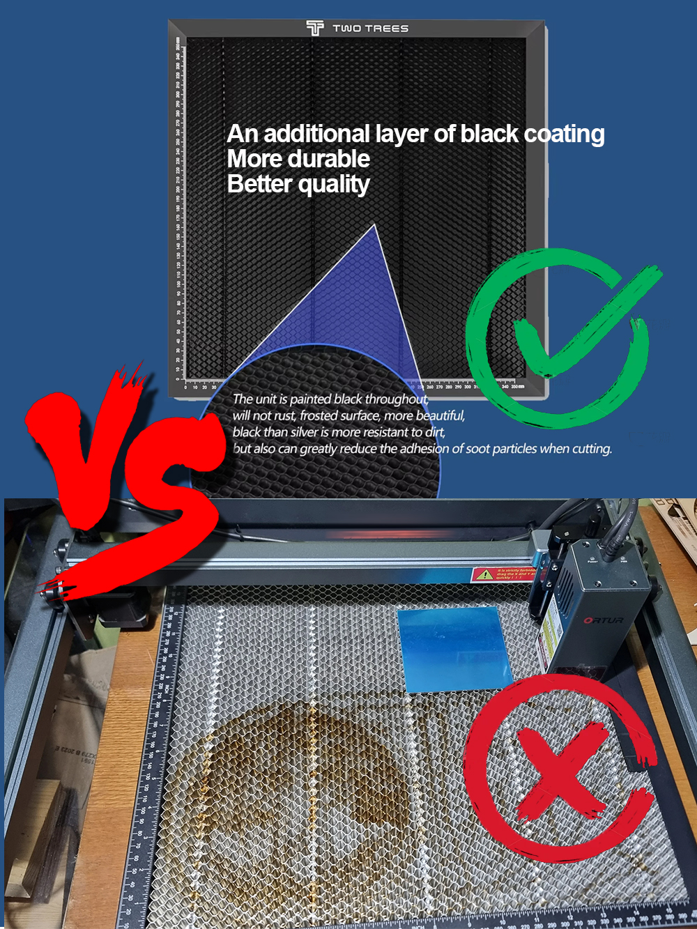 Heavy Duty Honeycomb Metal Tab - Laser Engraving Software reseña y precio