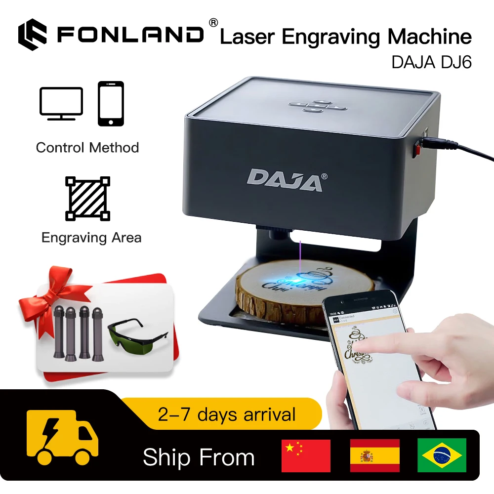 DAJA Laser Engraver CNC DIY DJ - Industrial Laser Printing Machine reseña y precio