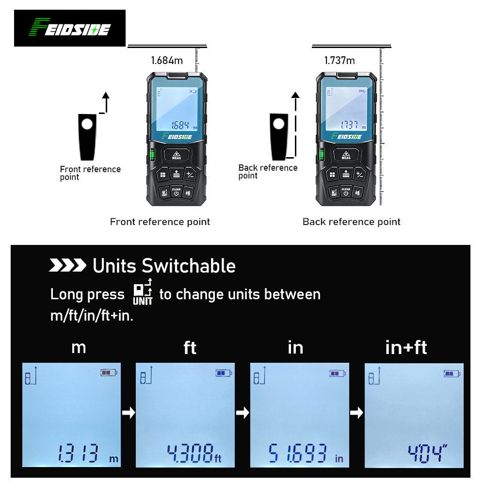 FEIDSIDE 50M/120M Handheld Las - Industrial Laser Training reseña y precio