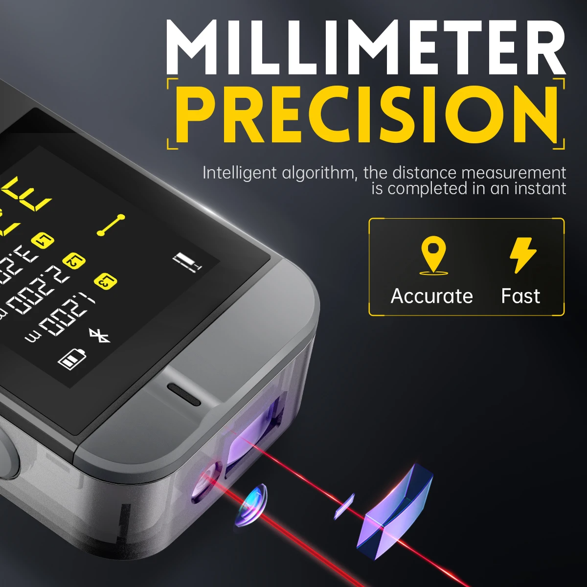 FNIRSI IR40 Digital Laser Tape - Industrial Laser Training reseña y precio