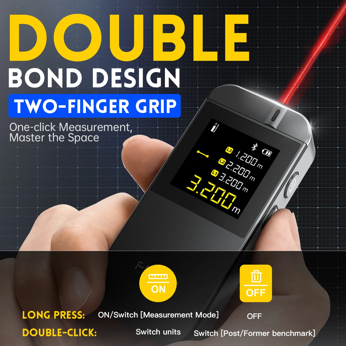 FNIRSI IR40 Digital Laser Tape - Industrial Laser Training reseña y precio