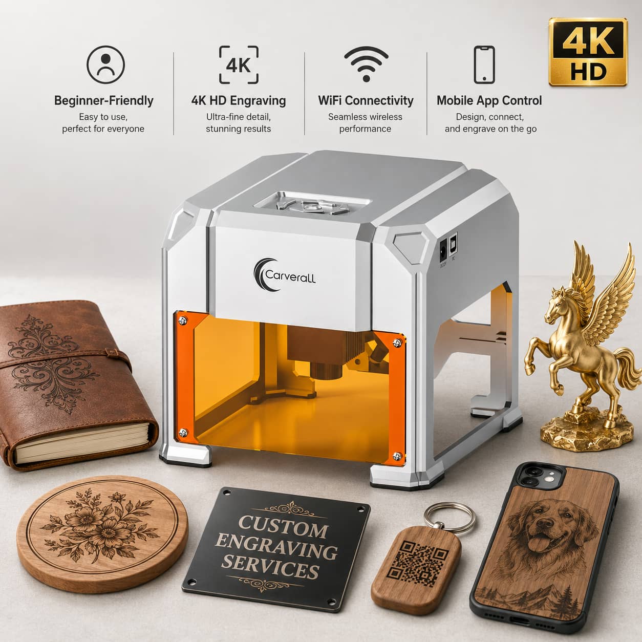Carverall Laser Engraver Machi - Industrial Laser Engraver For Metal reseña y precio