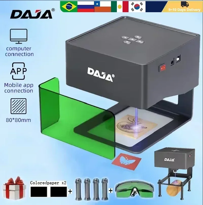DAJA DJ6 Laser Engraver Diy La - Industrial Laser Printing Machine reseña y precio