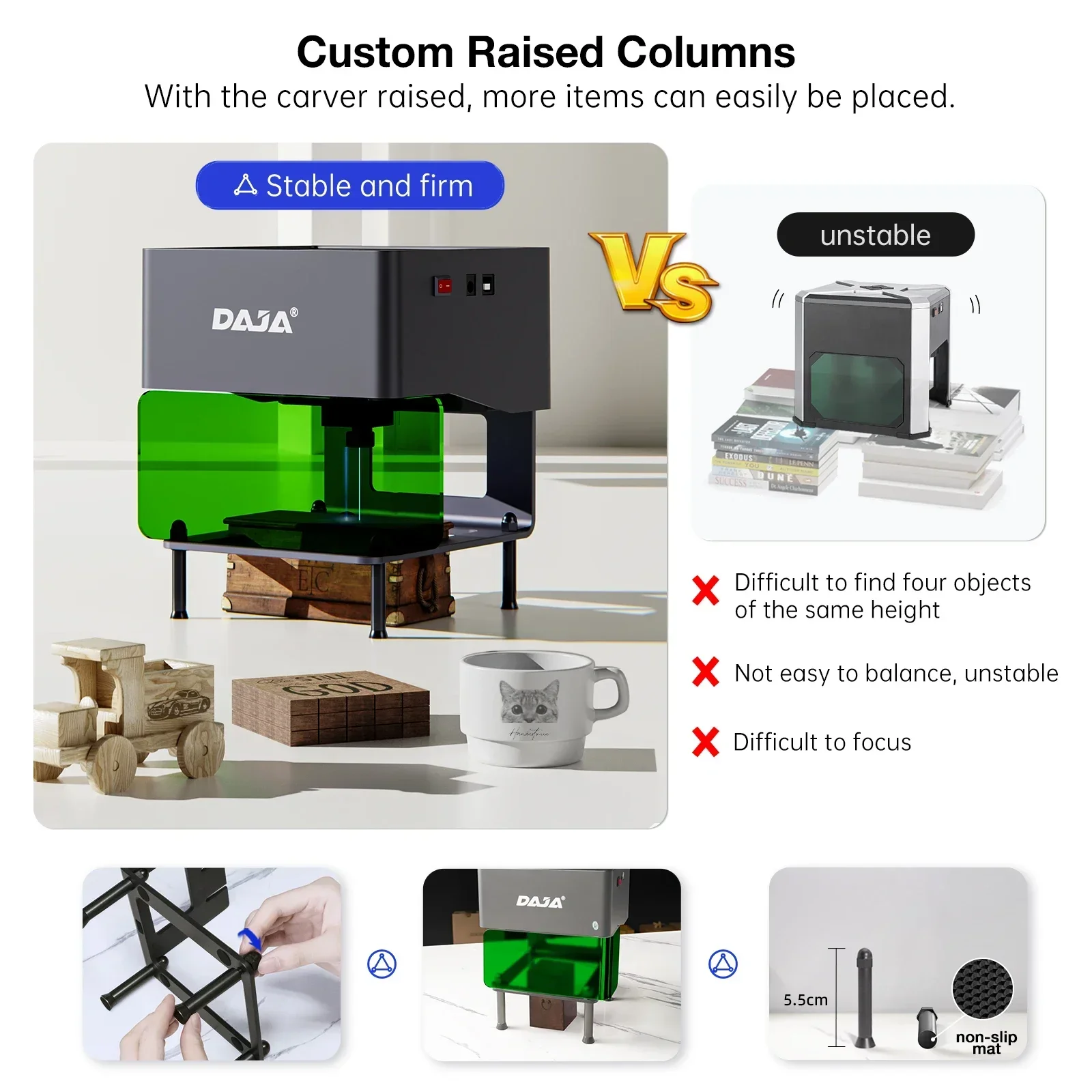 DAJA DJ6 Laser Engraver Diy La - Industrial Laser Printing Machine reseña y precio