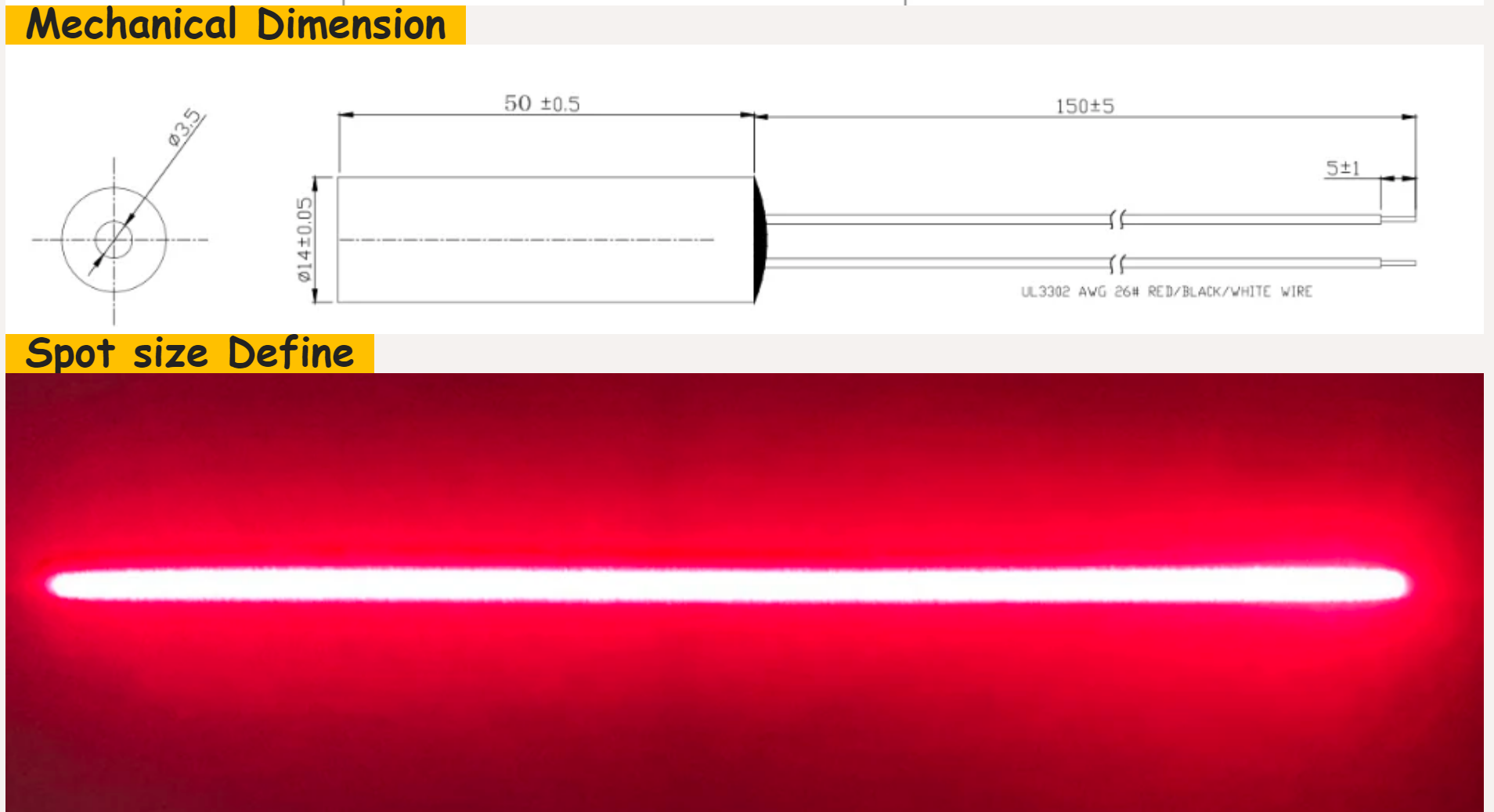 Compact Mini Red Line Laser Di - Industrial Laser Line reseña y precio