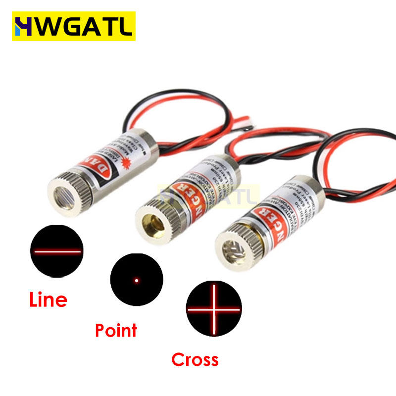 650nm 5mW Red Point / Line / C - Industrial Laser Line reseña y precio