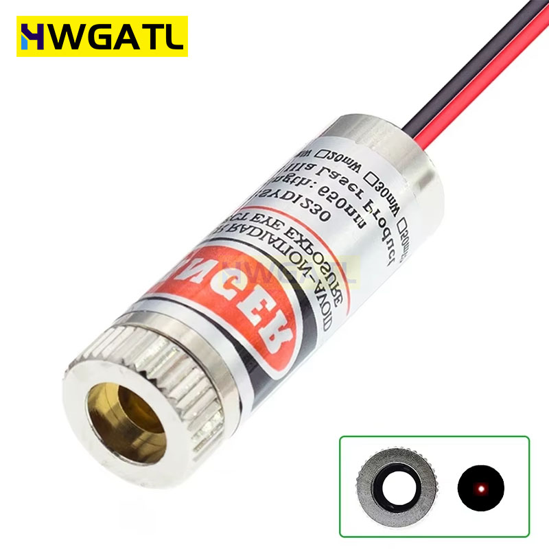 650nm 5mW Red Point / Line / C - Industrial Laser Line reseña y precio