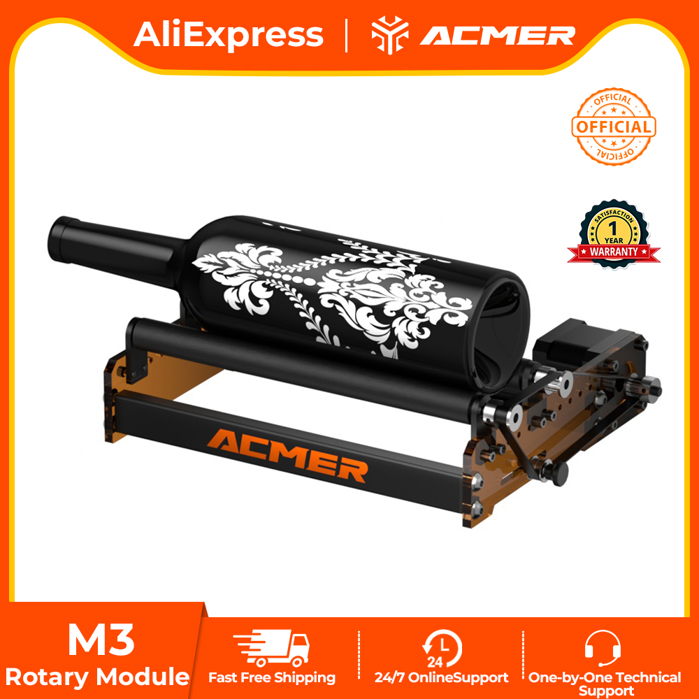 ACMER M3 Laser Rotary Roller 3 - Laser Engraving Software reseña y precio