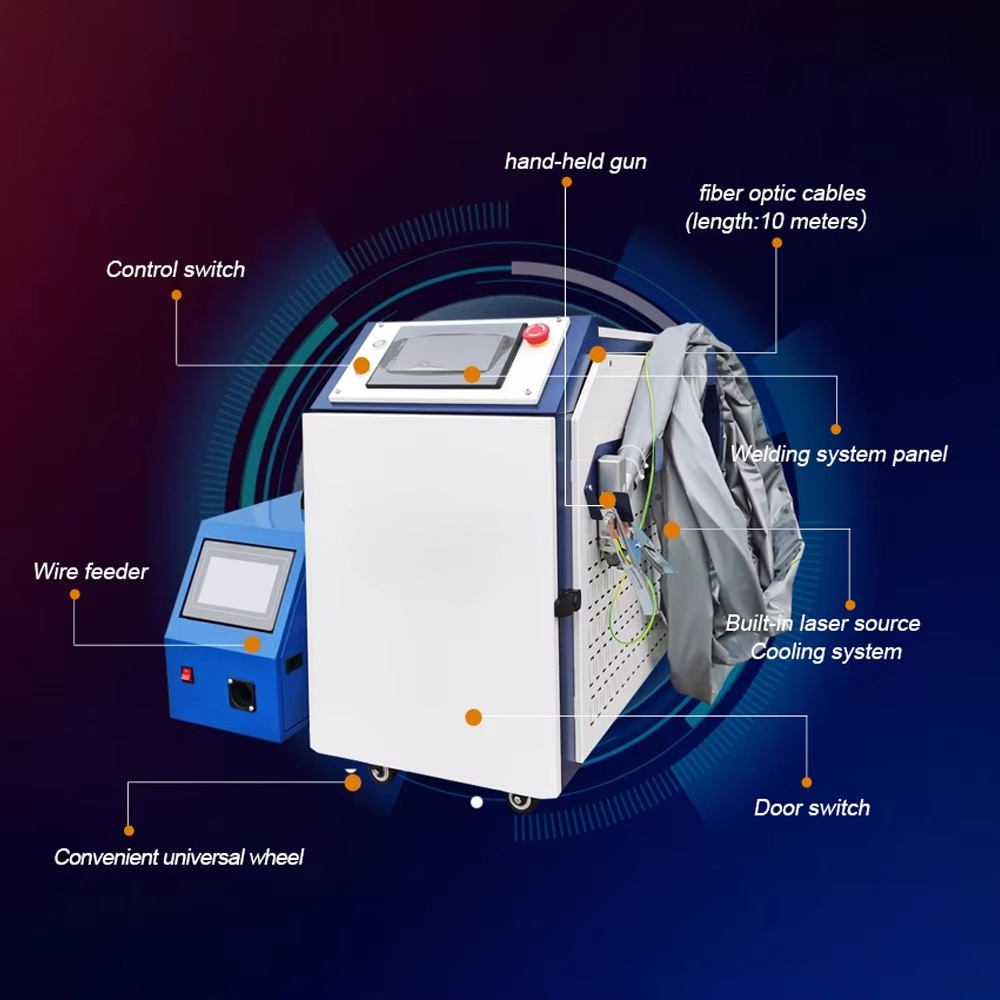 1500W 3 in- 1 RECI Handheld La - Handheld Laser Welding Machine reseña y precio