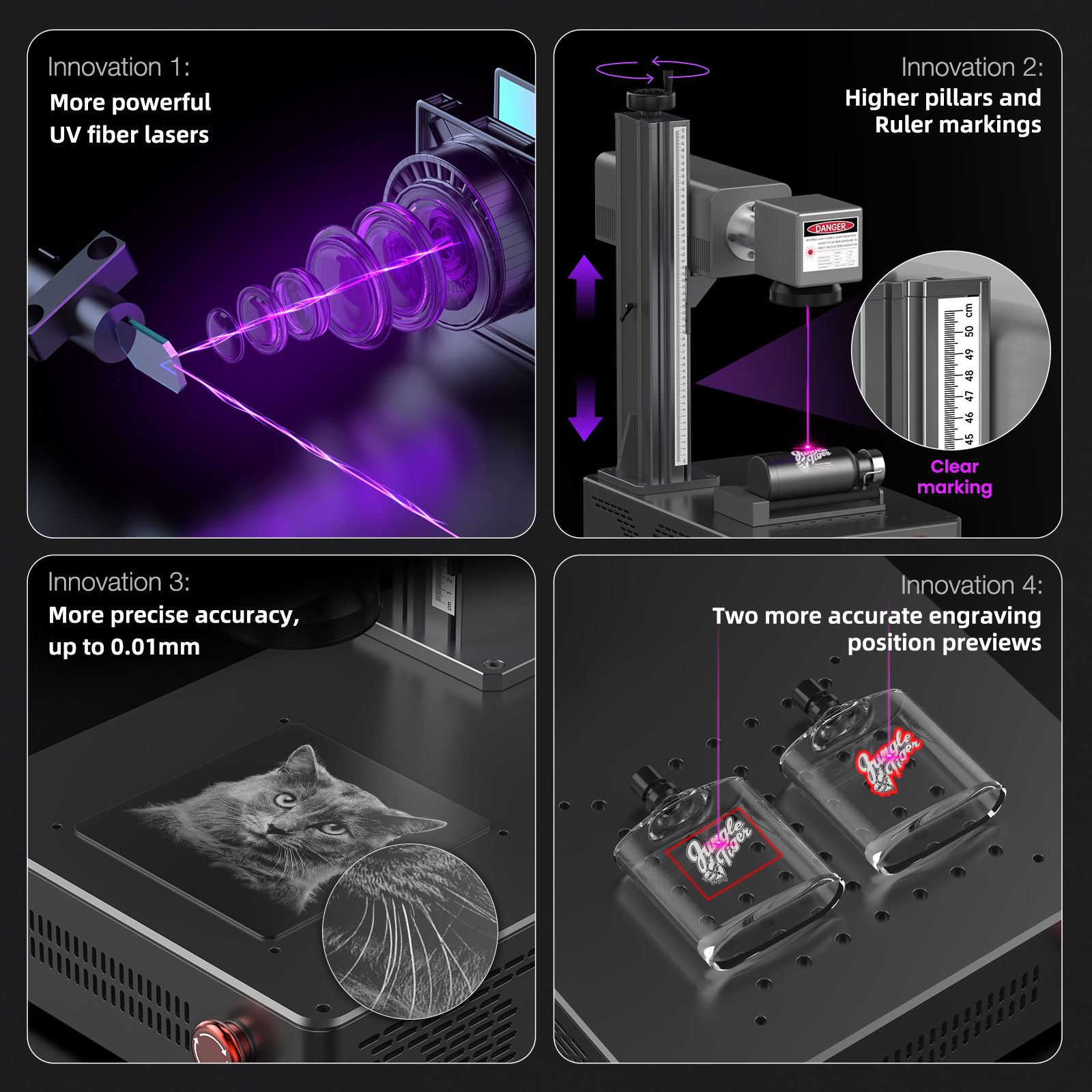 DAJA UV Laser Marking Machine  - Industrial Laser Engraver For Wood reseña y precio
