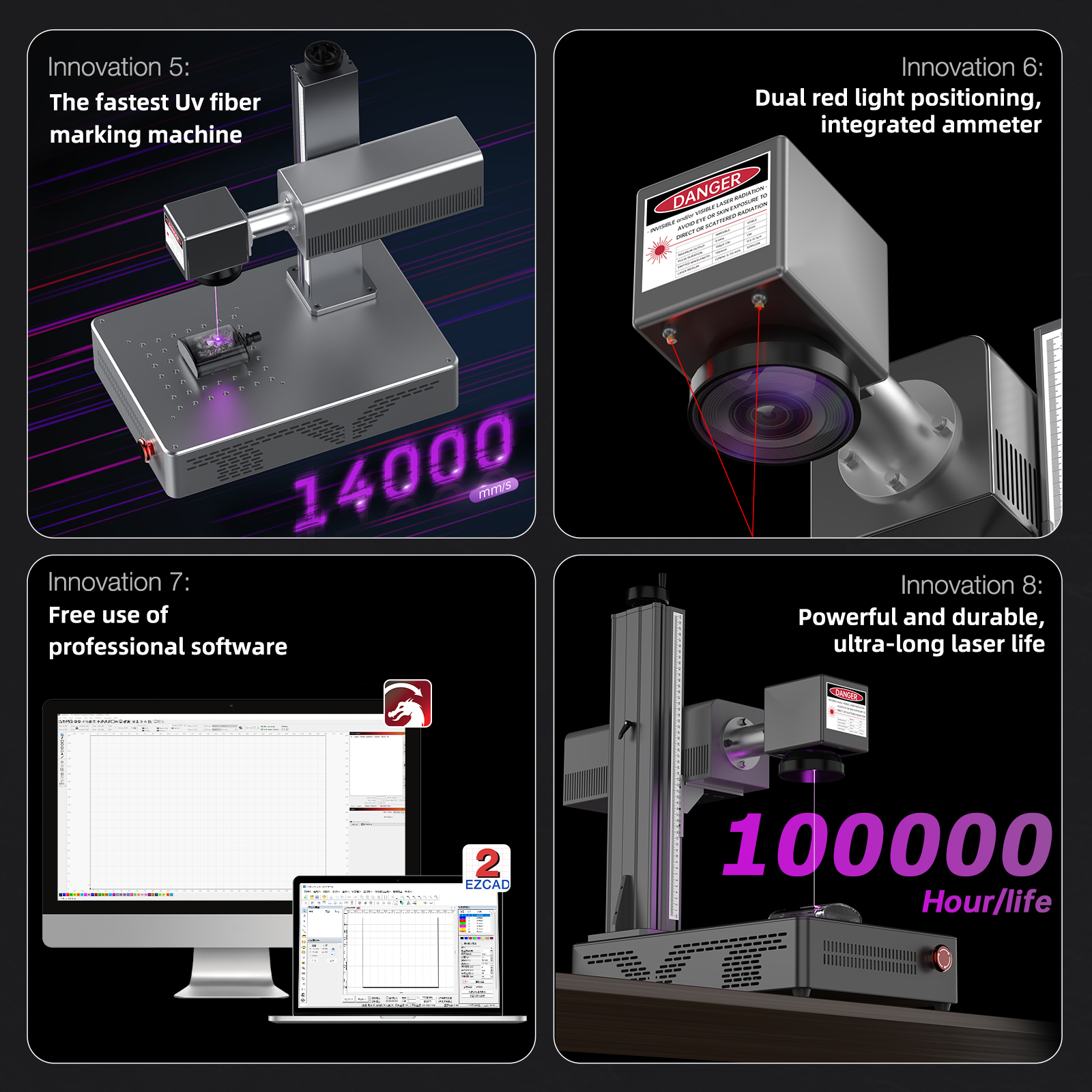 DAJA UV Laser Marking Machine  - Industrial Laser Engraver For Wood reseña y precio