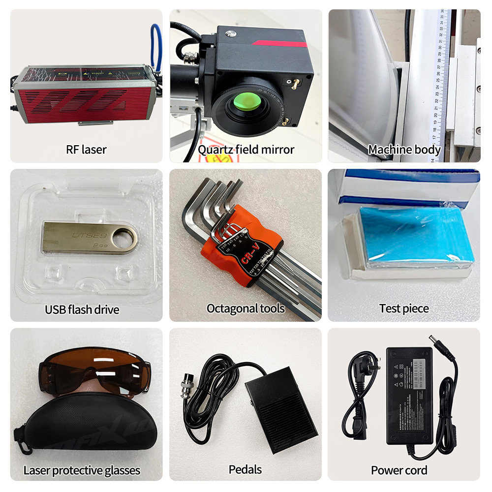 Versatile CO2 Flying Laser Mar - Industrial Laser Printing Machine reseña y precio