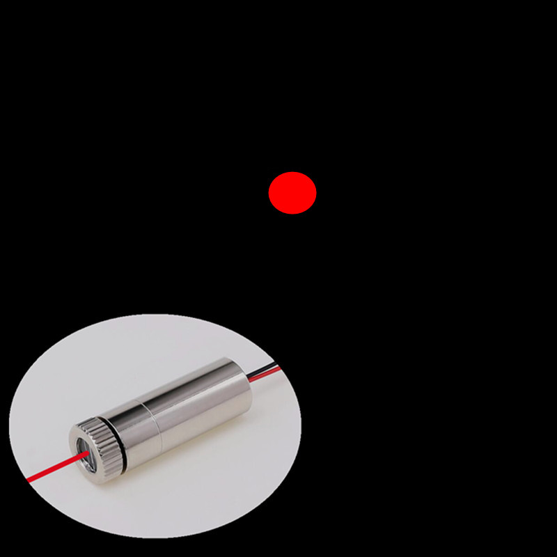 Red 635nm 1mW Laser Module Hea - Laser Focus Lens reseña y precio