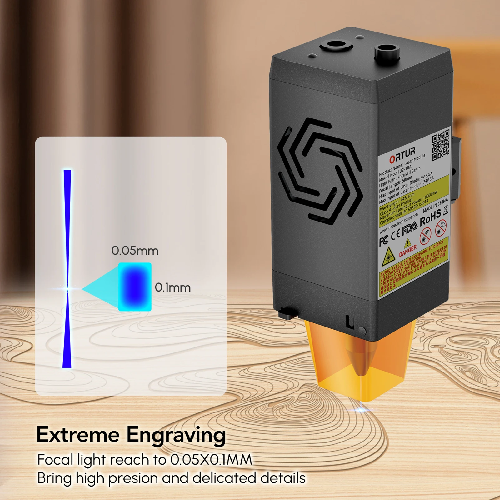 ORTUR LU2-10A 10W High Precisi - Laser Engraving Software reseña y precio