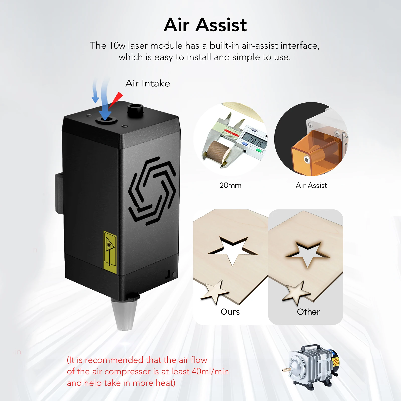 ORTUR LU2-10A 10W High Precisi - Laser Engraving Software reseña y precio