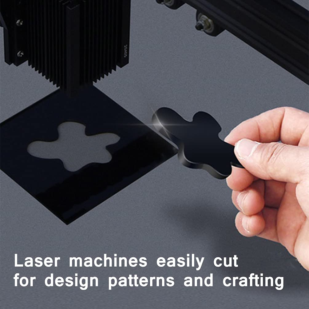 Acrylic Sheet Sheet Black Plex - Laser Engraving Software reseña y precio
