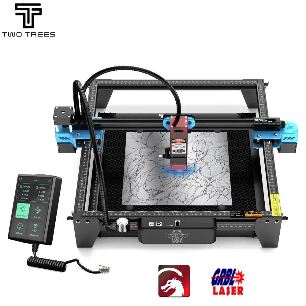 Twotrees TTS-10 Pro 80W Laser  - Industrial Laser Printing Machine reseña y precio