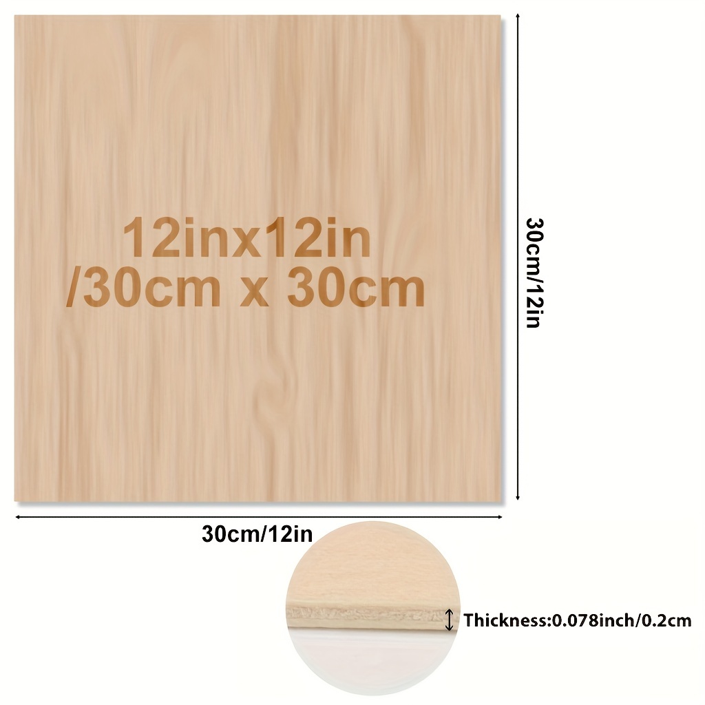4/8/12/24/48 Craft Wood Board  - Laser Engraving Software reseña y precio
