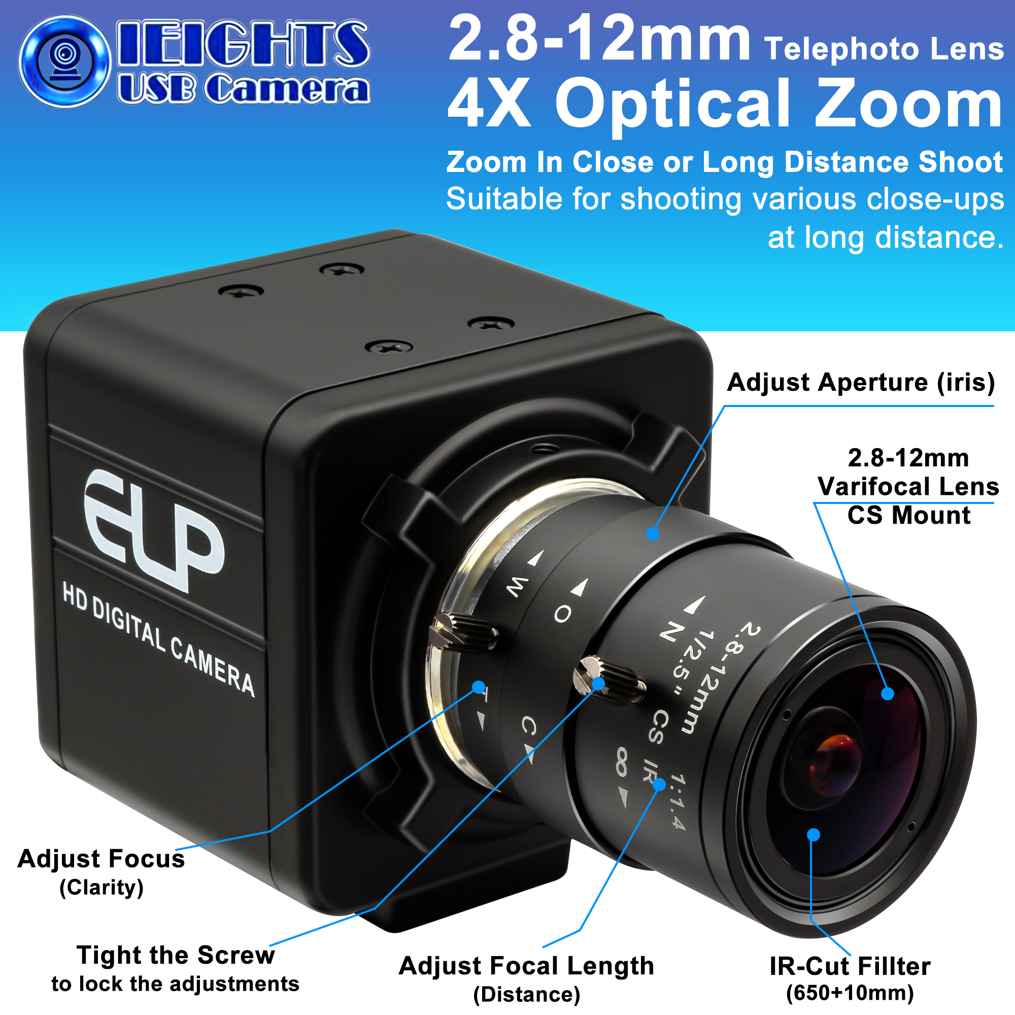 ELP 5MP Global Shutter Industr - Industrial Laser Printer reseña y precio